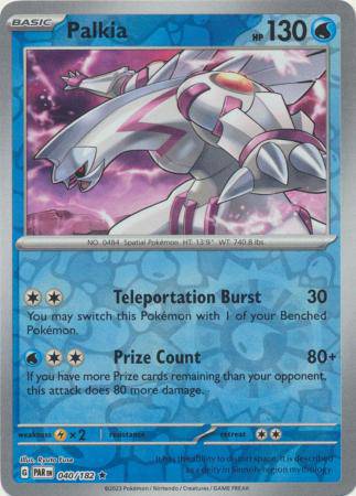 Palkia : PARADOX RIFT (Reverse holo) - 040/182