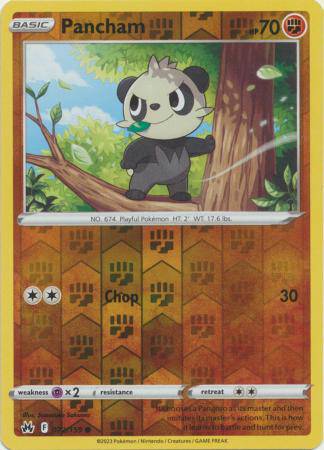 Pancham : CROWN ZENITH (Reverse holo) - 072/159