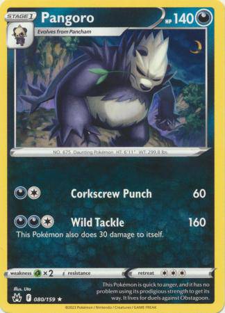 Pangoro : CROWN ZENITH - 080/159