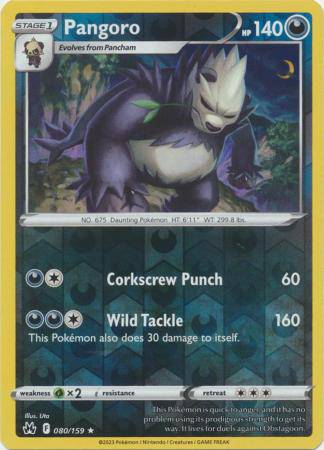Pangoro : CROWN ZENITH (Reverse holo) - 080/159