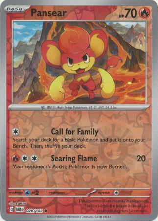 Pansear : PARADOX RIFT (Reverse holo) - 020/182