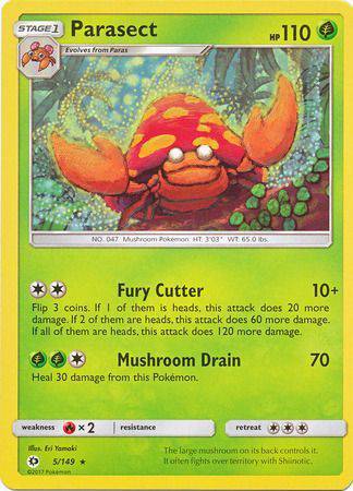 Parasect : SUN & MOON BASE - 5/149