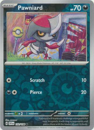 Pawniard : SCARLET & VIOLET BASE (Reverse holo) - 132/198