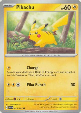Pikachu : 151 - 025/165