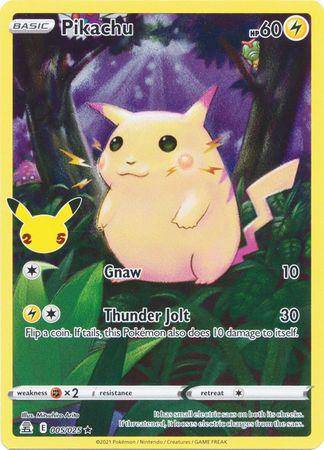 Pikachu : CELEBRATIONS - 005/025 - Lockett Labs UK
