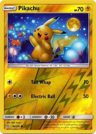Pikachu : UNIFIED MINDS (Reverse holo) - 56/236