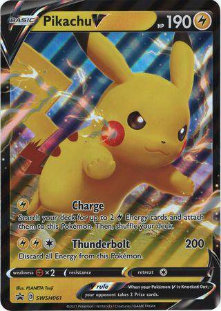 Pikachu V : JUMBO PROMO - SWSH061