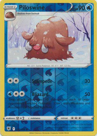 Piloswine : ASTRAL RADIANCE (Reverse holo) - 032/189