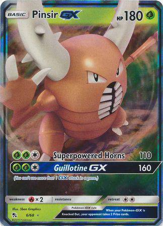 Pinsir GX : HIDDEN FATES - 6/68