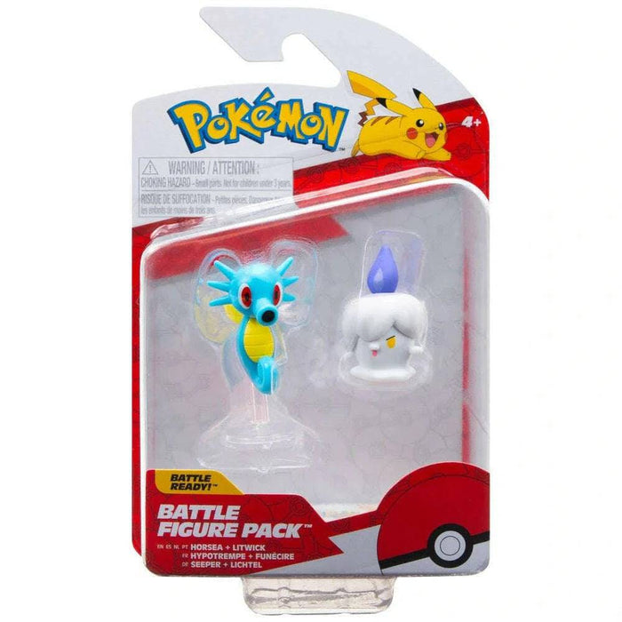 Pokémon 5cm Battle Figure 2 Pack - Horsea and Litwick