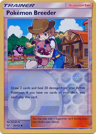 Pokemon Breeder : SHINING LEGENDS (Reverse holo) - 63/73