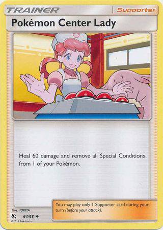 Pokemon Center Lady : HIDDEN FATES - 64/68
