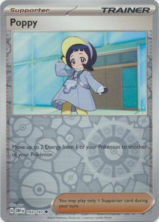 Poppy : OBSIDIAN FLAMES (Reverse holo) - 193/197