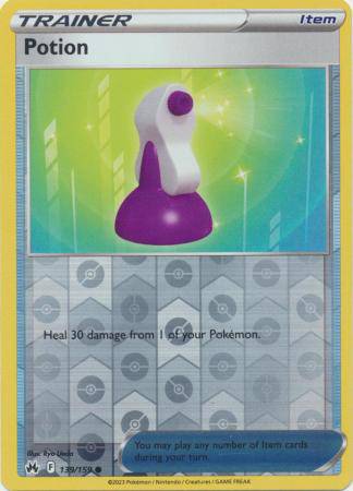 Potion : CROWN ZENITH (Reverse holo) - 139/159
