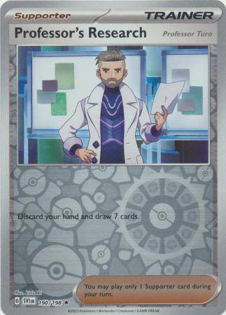 Professor's Research (Professor Turo) : SCARLET & VIOLET BASE (Reverse holo) - 190/198