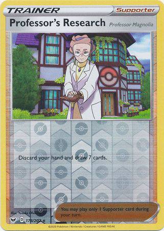 Professor's Research : SWORD & SHIELD BASE (Reverse holo) - 178/202