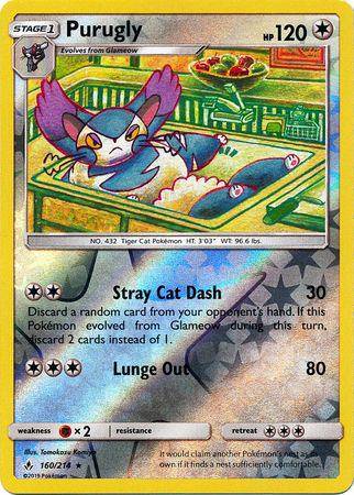 Purugly : UNBROKEN BONDS (Reverse holo) - 160/214