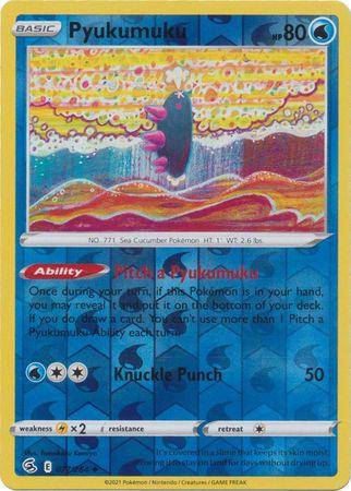 Pyukumuku : FUSION STRIKE (Reverse holo) - 077/264