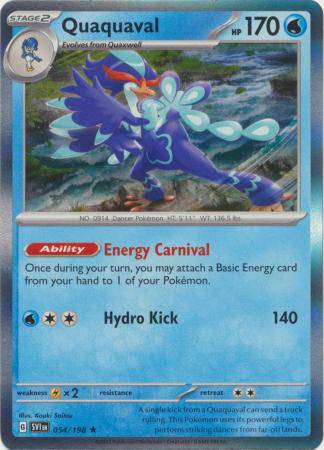 Quaquaval : SCARLET & VIOLET BASE (Holo) - 054/198