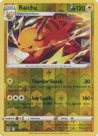 Raichu : LOST ORIGIN (Reverse holo) - 053/196