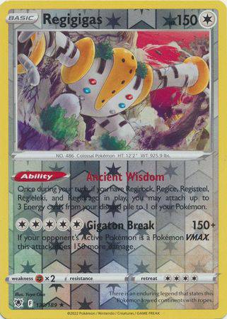 Regigigas : ASTRAL RADIANCE (Reverse holo) - 130/189