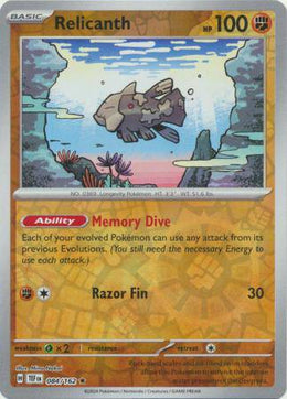 Relicanth : TEMPORAL FORCES (Reverse holo) - 084/162