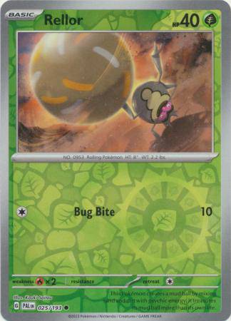 Rellor : PALDEA EVOLVED (Reverse holo) - 025/193