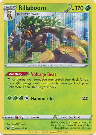 Rillaboom : SWORD & SHIELD BASE (Holo) - 014/202