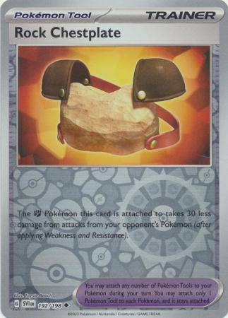 Rock Chestplate : SCARLET & VIOLET BASE (Reverse holo) - 192/198