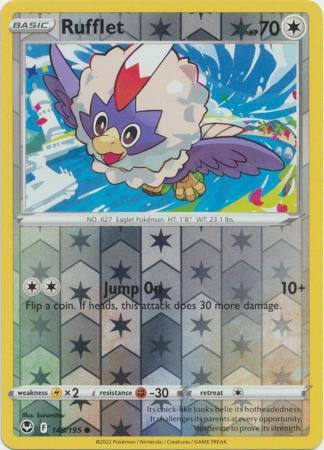 Rufflet : SILVER TEMPEST (Reverse holo) - 148/195