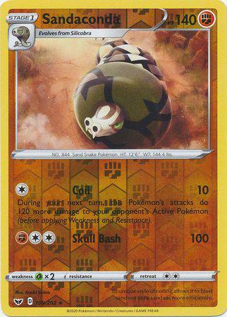 Sandaconda : SWORD & SHIELD BASE (Reverse holo) - 109/202