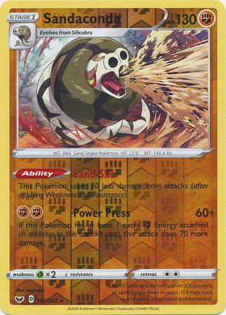 Sandaconda : SWORD & SHIELD BASE (Reverse holo) - 110/202