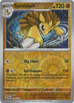 Sandslash : TWILIGHT MASQUERADE (Reverse holo) - 098/167