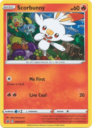 Scorbunny : PROMO (Holo) - SWSH071 - Lockett Labs UK