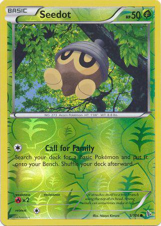 Seedot : FLASHFIRE (Reverse holo) - 5/106