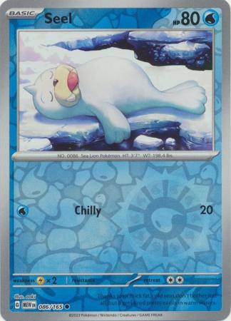Seel : 151 (Reverse holo) - 086/165