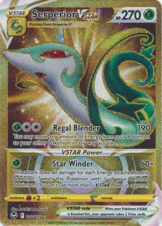 Serperior VSTAR : SILVER TEMPEST - 210/195