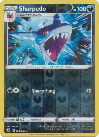 Sharpedo : FUSION STRIKE (Reverse holo) - 163/264