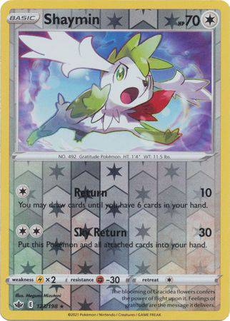 Shaymin : CHILLING REIGN (Reverse holo) - 123/198
