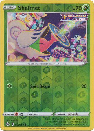 Shelmet : FUSION STRIKE (Reverse holo) - 013/264