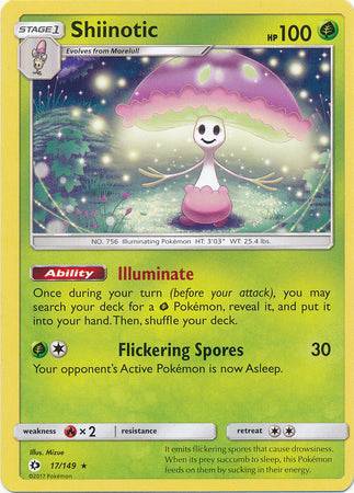 Shiinotic : SUN & MOON BASE (Non-Holo Exclusive) - 17/149