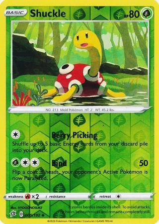 Shuckle : REBEL CLASH (Reverse holo) - 005/192 - Lockett Labs UK