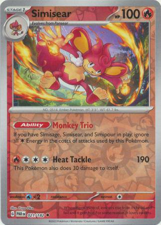 Simisear : PARADOX RIFT (Reverse holo) - 021/182
