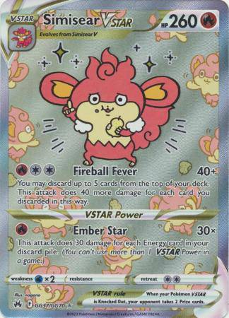 Simisear VSTAR : CROWN ZENITH - GG37/GG70