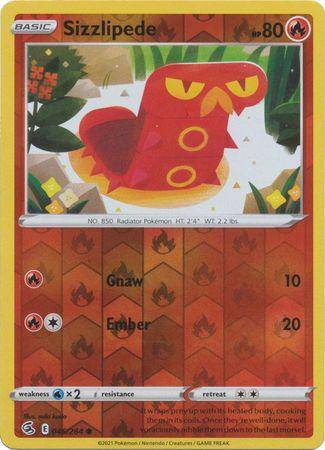 Sizzlipede : FUSION STRIKE (Reverse holo) - 046/264