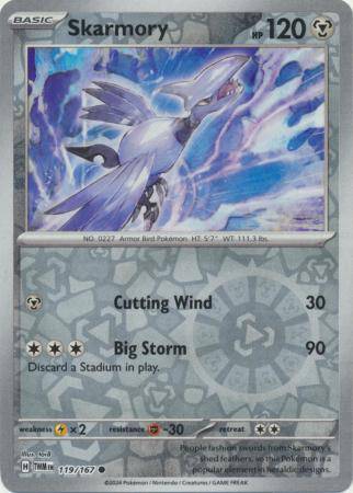 Skarmory : TWILIGHT MASQUERADE (Reverse holo) - 119/167