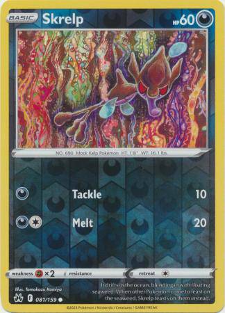 Skrelp : CROWN ZENITH (Reverse holo) - 081/159
