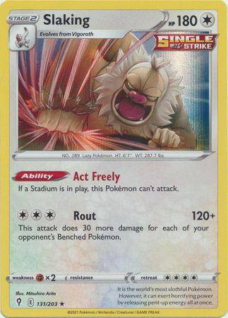 Slaking : EVOLVING SKIES (Holo) - 131/203 - Lockett Labs UK