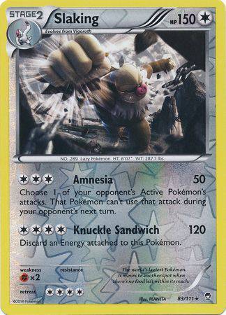Slaking : FURIOUS FISTS (Reverse holo) - 83/111