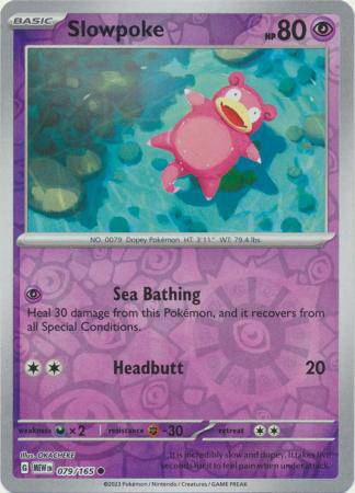 Slowpoke : 151 (Reverse holo) - 079/165
